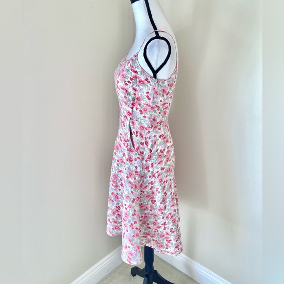 Vintage Polo Ralph Lauren Floral Linen Sundress with Pockets Size 2 - Picture 6 of 9